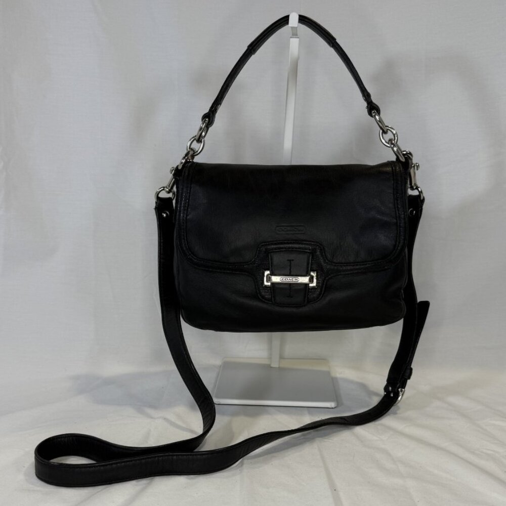 Coach Vintage Taylor Flap Leather Bag (F25206), Detachable Crossbody Strap EUC